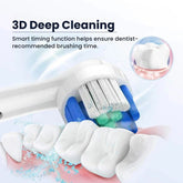 Rechargeable Sonic Electric Toothbrush with Replacement Heads